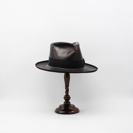 Tea core leather hat