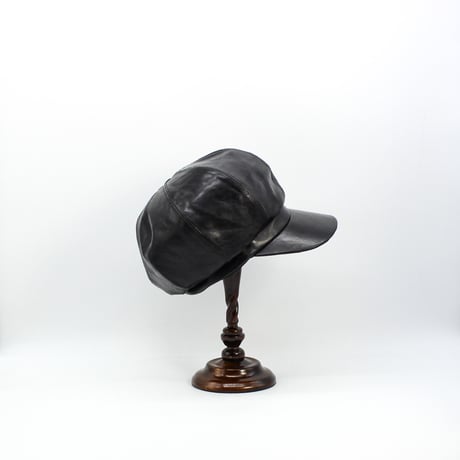 Buffalo leather casquette