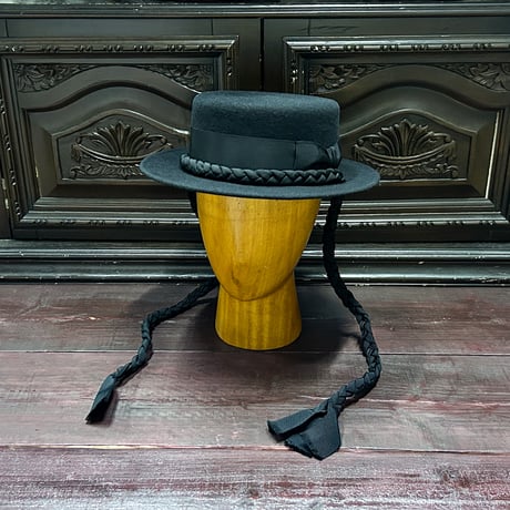 Canotier tresse ruban