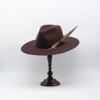 Long feather Slim Fedora