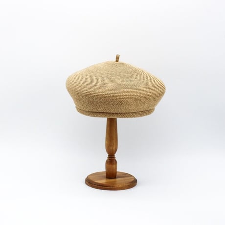 Paper braid point beret