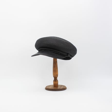 PB beret Leather brim cas