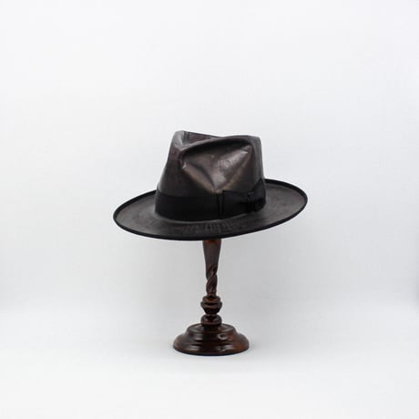 Tea core leather hat