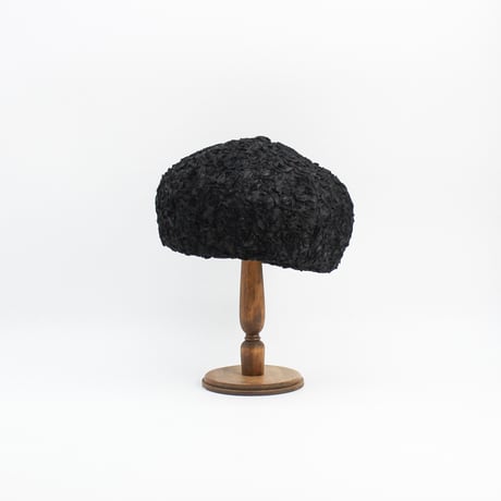 Flower cloth beret
