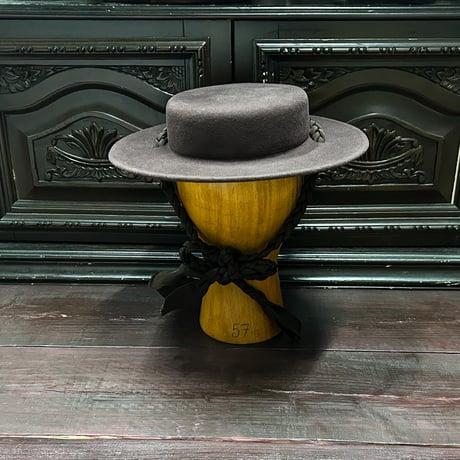 Canotier tresse ruban Un bibi
