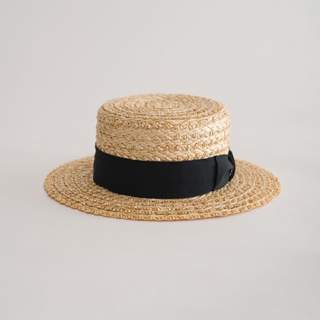 Flower braid Mid silk boater