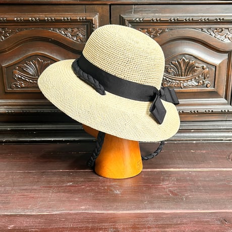 Panama casablanca tresse ruban