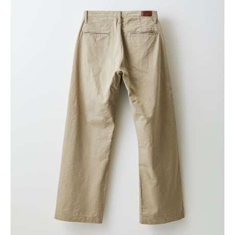 Selvage wide trousers