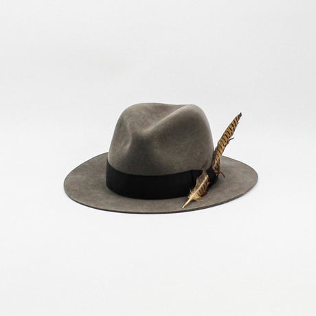 Long feather Slim Fedora