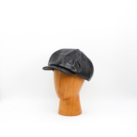 Buffalo leather casquette