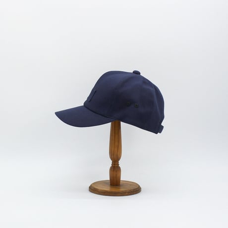 Front tag Cotton Herringbone cap(Navy)