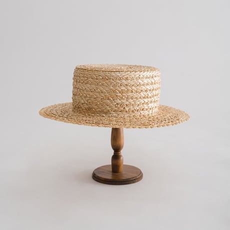 Flower braid Mid silk boater