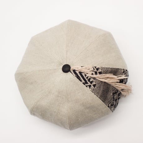 Panel fringe beret