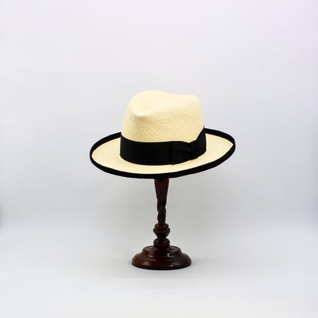 Vintage block Panama Homburg
