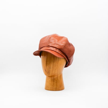 Buffalo leather casquette
