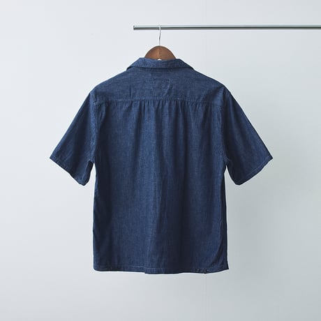 Open collar Atelier work shirt