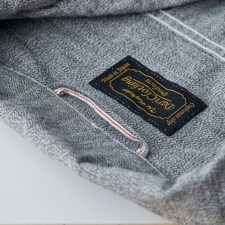Selvage chambray Open collar shirt