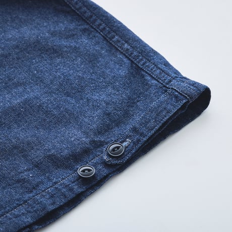 Open collar Atelier work shirt