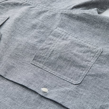 Selvage chambray Open collar shirt