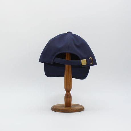Front tag Cotton Herringbone cap(Navy)
