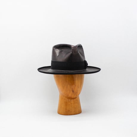 Tea core leather hat