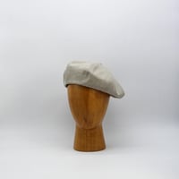 Linen chino Big beret