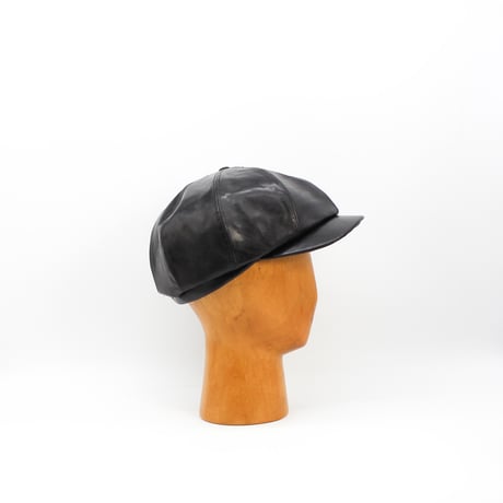 Buffalo leather casquette
