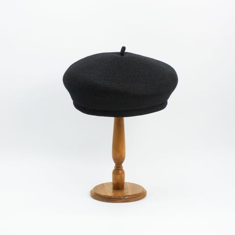 Linen braid point beret