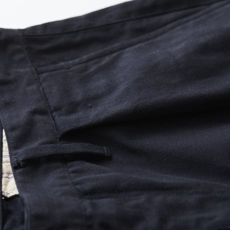 Selvage wide trousers