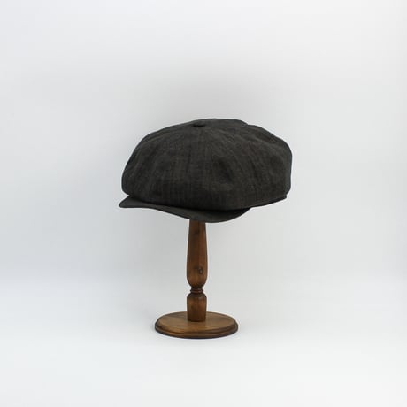 Linen herringbone NPB cap2
