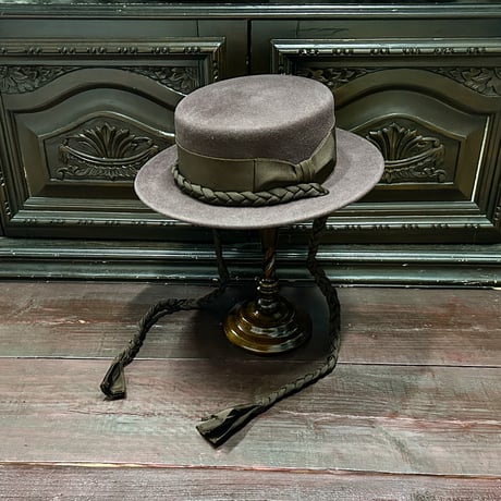 Canotier tresse ruban