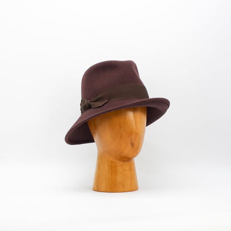 Asymmetry sailor brim hat