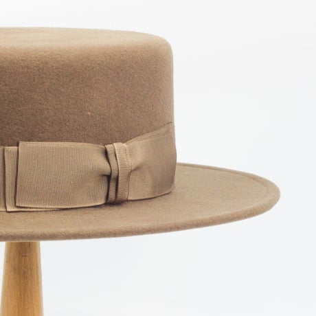 Classic wool boater