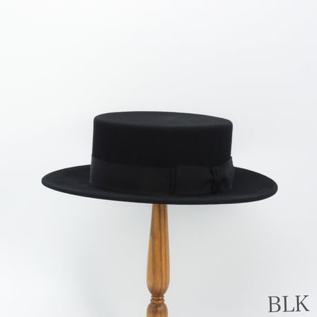 Classic wool boater