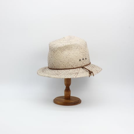 Raffia Fold bucket hat
