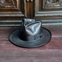 Tea core leather hat