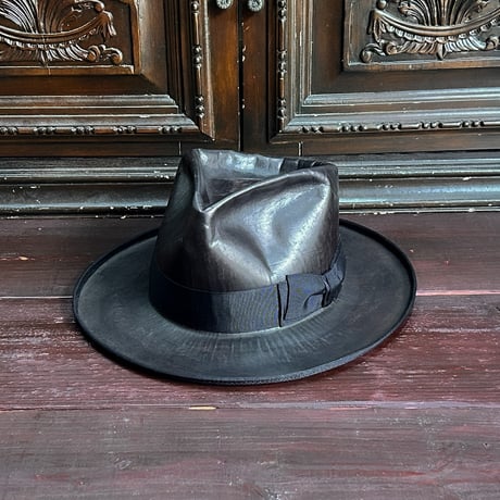 Tea core leather hat
