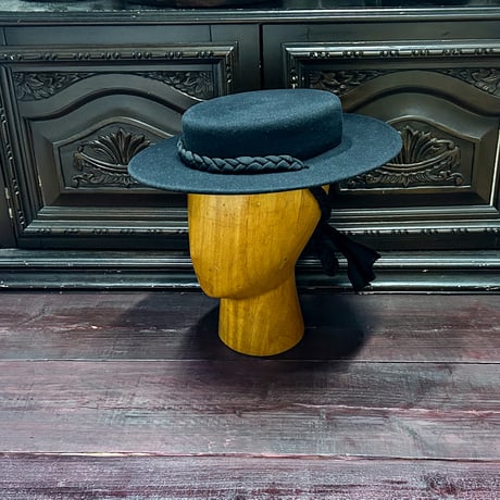 Canotier tresse ruban Un bibi
