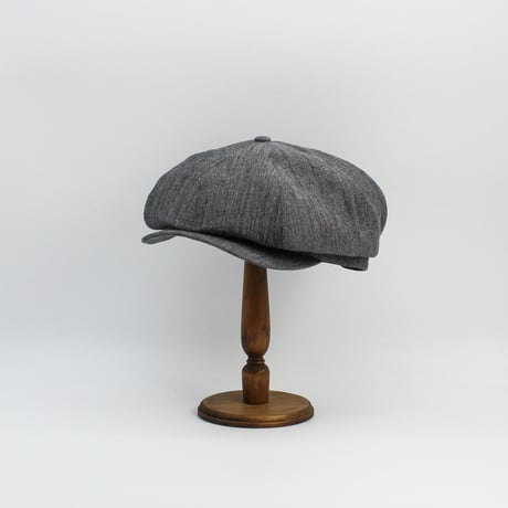 Linen herringbone NPB cap2