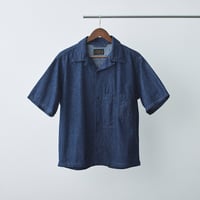 Open collar Atelier work shirt
