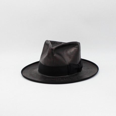 Tea core leather hat