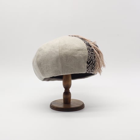 Panel fringe beret