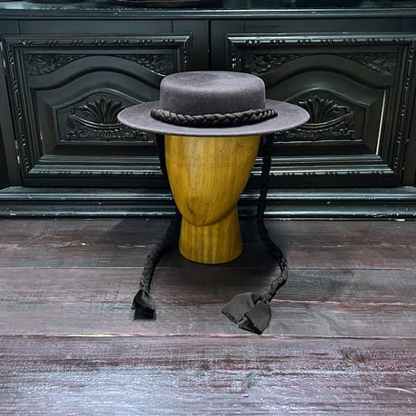 Canotier tresse ruban Un bibi
