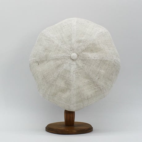 Linen mesh beret