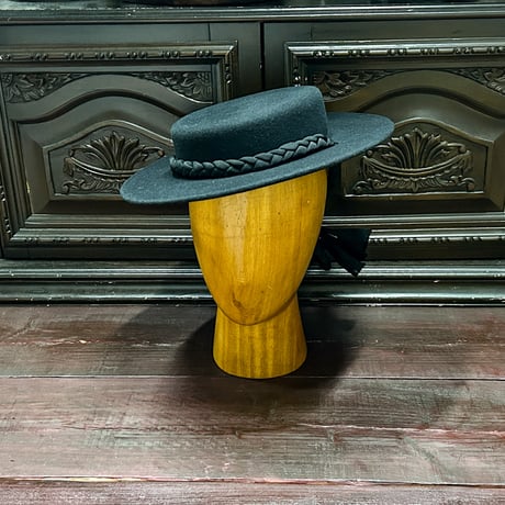 Canotier tresse ruban Un bibi