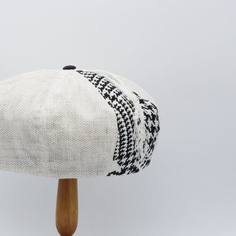 Mesh fringe beret