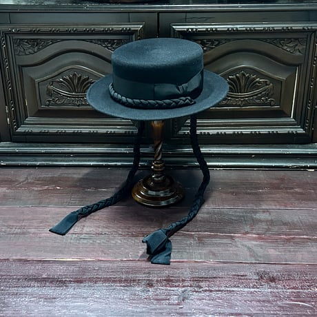 Canotier tresse ruban