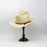 Linen braid cowboy hat