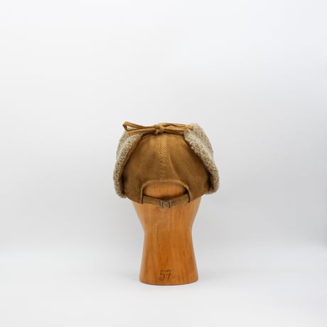 Corduroy ear cap