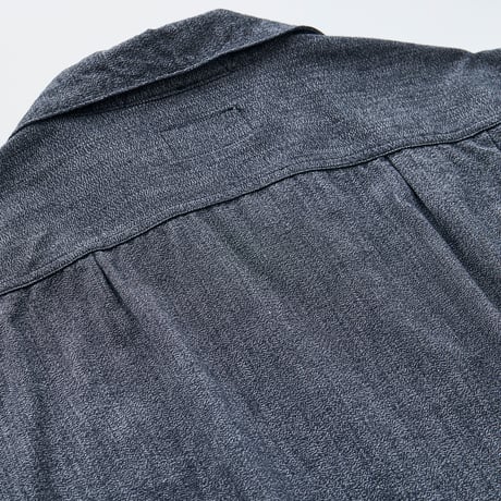 Selvage chambray Open collar shirt